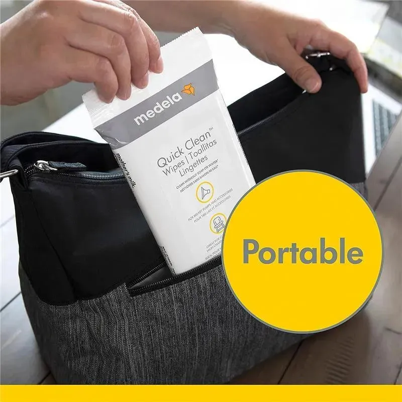 Medela - 30Ct Quick Clean Breast Pump and Accessory Wipes - Image 4