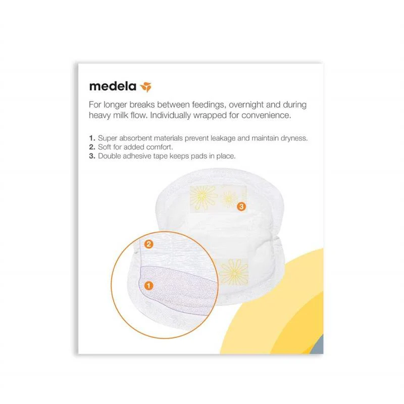 Medela - Safe & Dry™ Super Absorbency Disposable Nursing Pads, 60 Count - Image 4