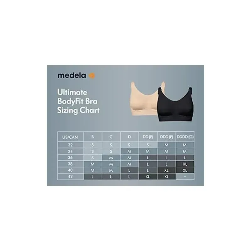 Medela - Maternity & Nursing Ultimate Bodyfit Bra, Black - Image 3