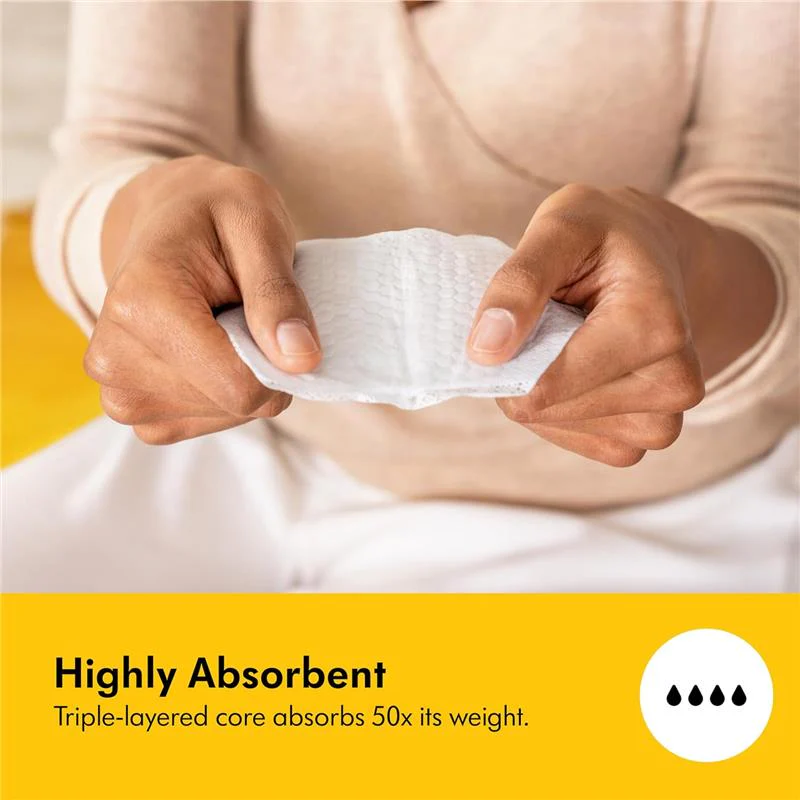 Medela - Ultra-Breathable Nursing Pads, Highly Absorbent, Super Soft, Discreet Design For Comfortable Wear, Pack Of 60 - Image 4