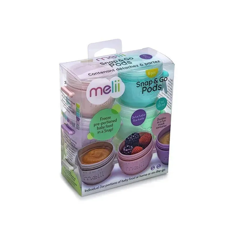 Melii - 2Oz Snap & Go Baby Food Storage Containers with lids - Image 8
