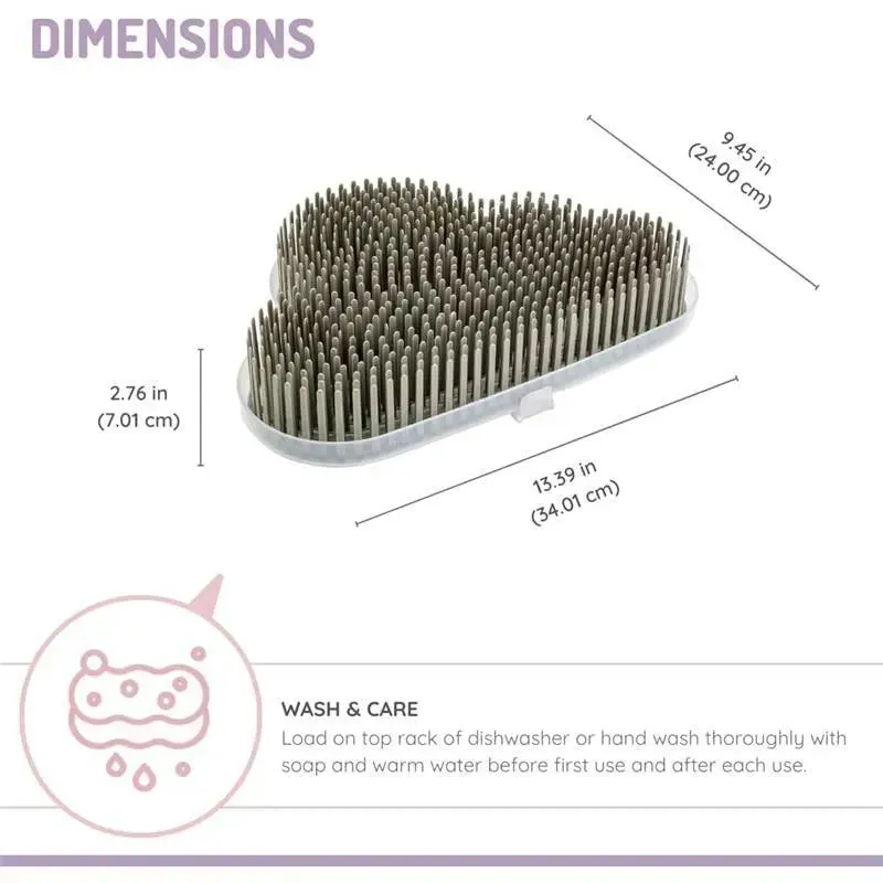 Melii - Countertop Baby Bottle Drying Rack & Drainboard, Grey - Image 2