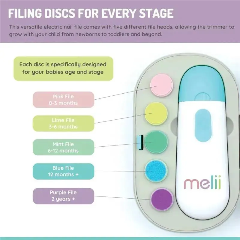 Melii - Electric Nail File, Safe Trimmer & Clipper - Image 6
