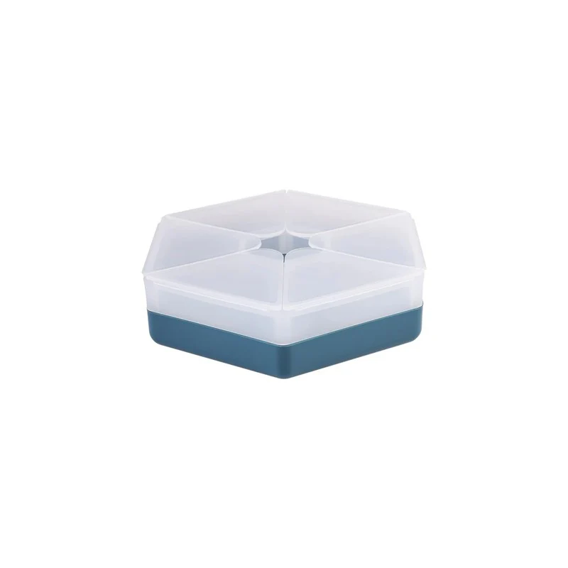 Melii - Luxe Hexagon Snackle Box - Blue - Image 2
