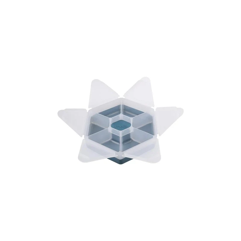 Melii - Luxe Hexagon Snackle Box - Blue - Image 4