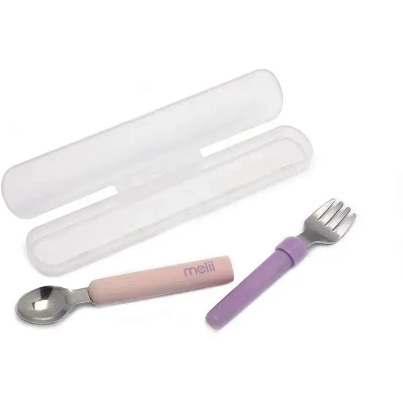 Melii - Pink & Purple Spork On The Go