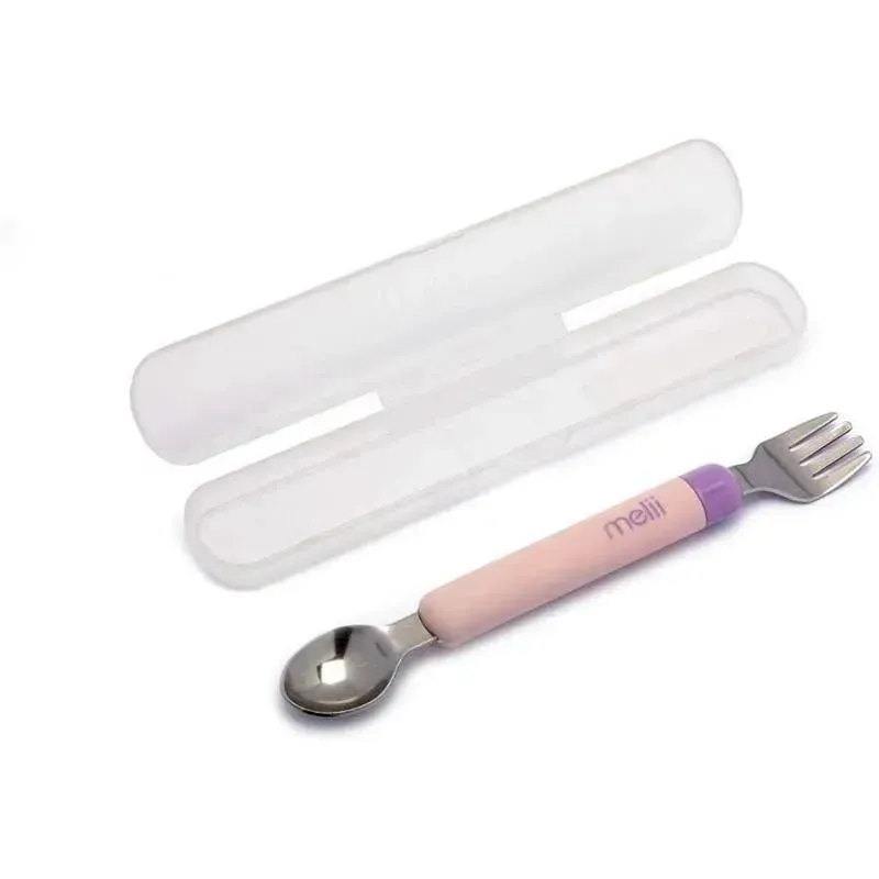 Melii - Pink & Purple Spork On The Go - Image 2