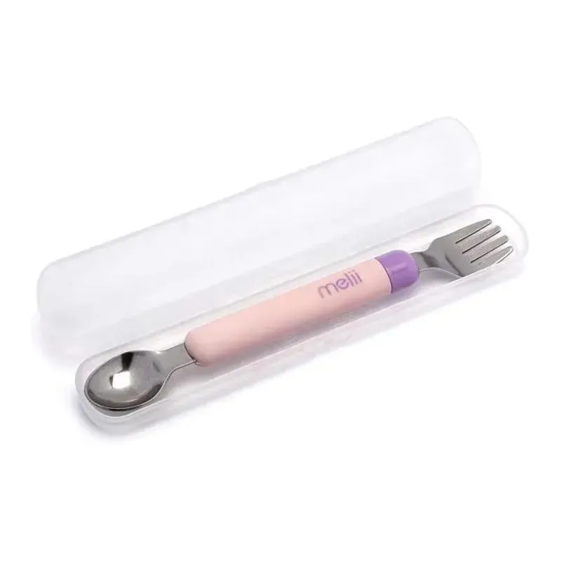 Melii - Pink & Purple Spork On The Go - Image 3