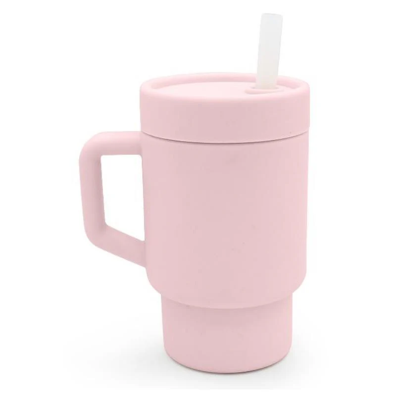 Melii Silicone Tumbler New Pink, 9 Oz