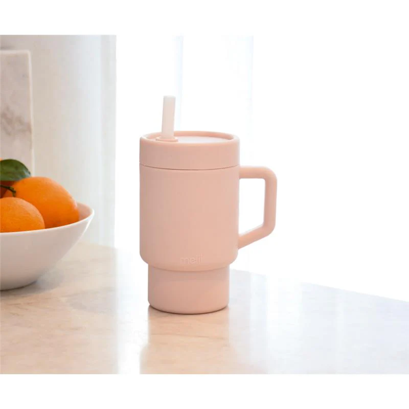 Melii Silicone Tumbler New Pink, 9 Oz - Image 2