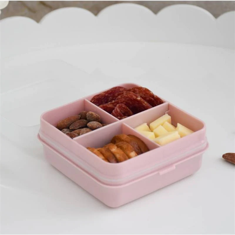 Melii - Snackle Box 4 Compartment Petite Pink - Image 2