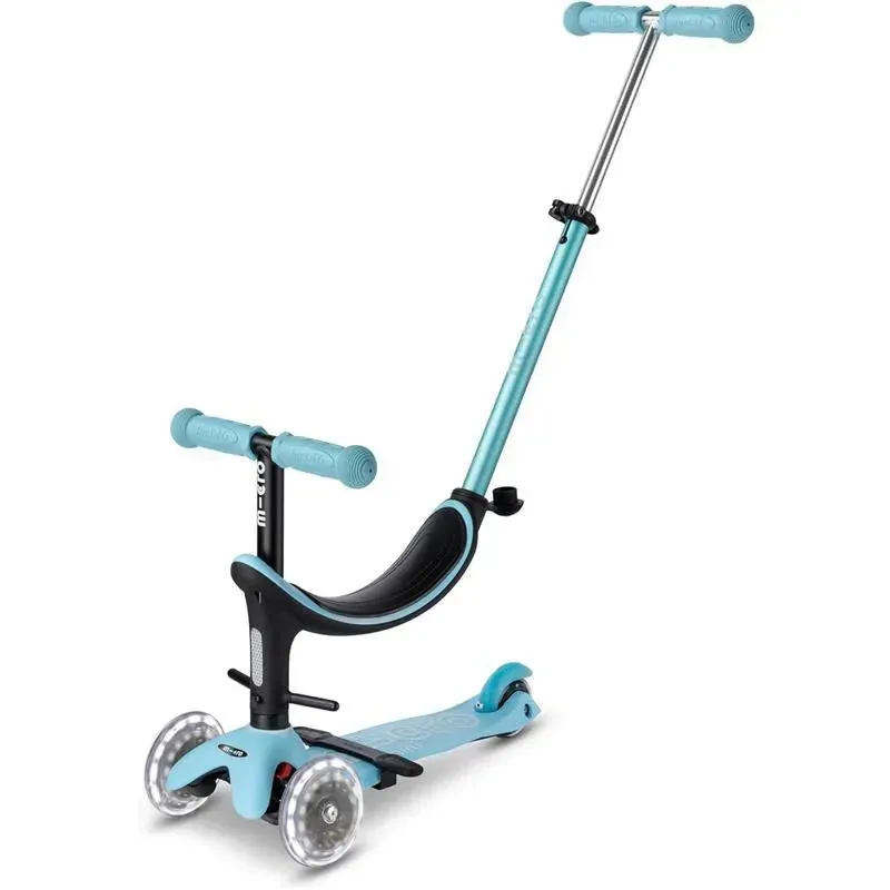 Micro Kickboard - Mini2Grow LED Wheels, 4in1 Scooter, for Kids Ages 1-6, Blue - Image 7