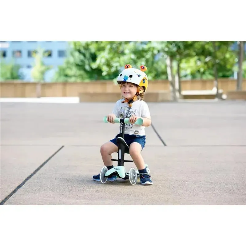 Micro Kickboard - Mini2Grow LED Wheels, 4in1 Scooter, for Kids Ages 1-6, Mint - Image 7