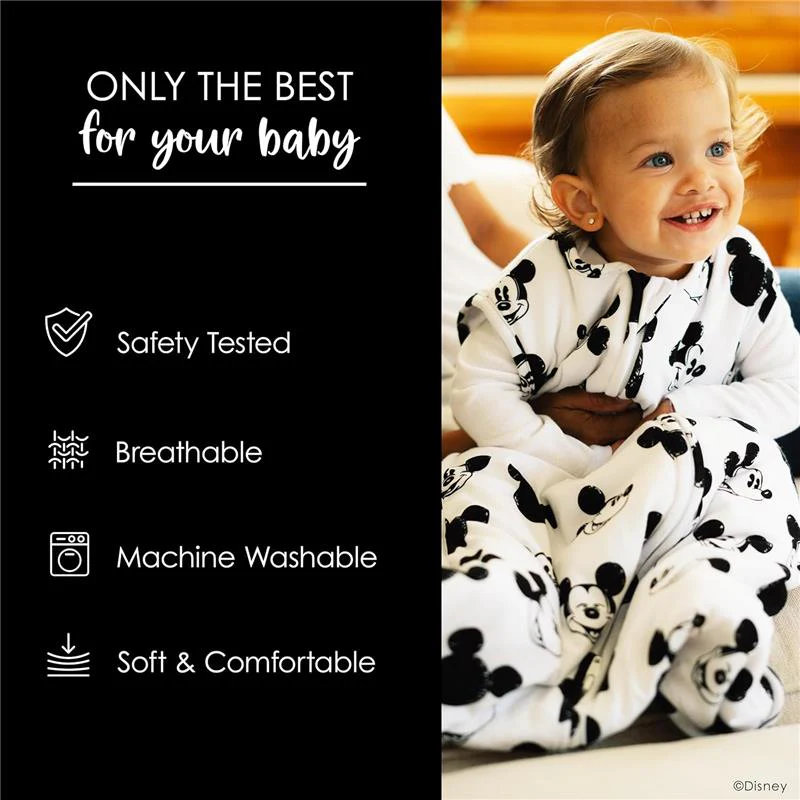 Milk Snob - Disney Baby Sleeping Sack Sleeveless Sleep Bag And Wearable Zip Up Blanket, Mickey - Image 5