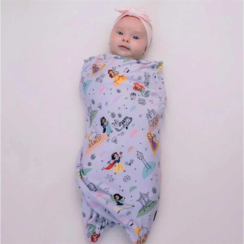 Milk Snob Disney Princess Party Swaddle Receiving Baby Blanket