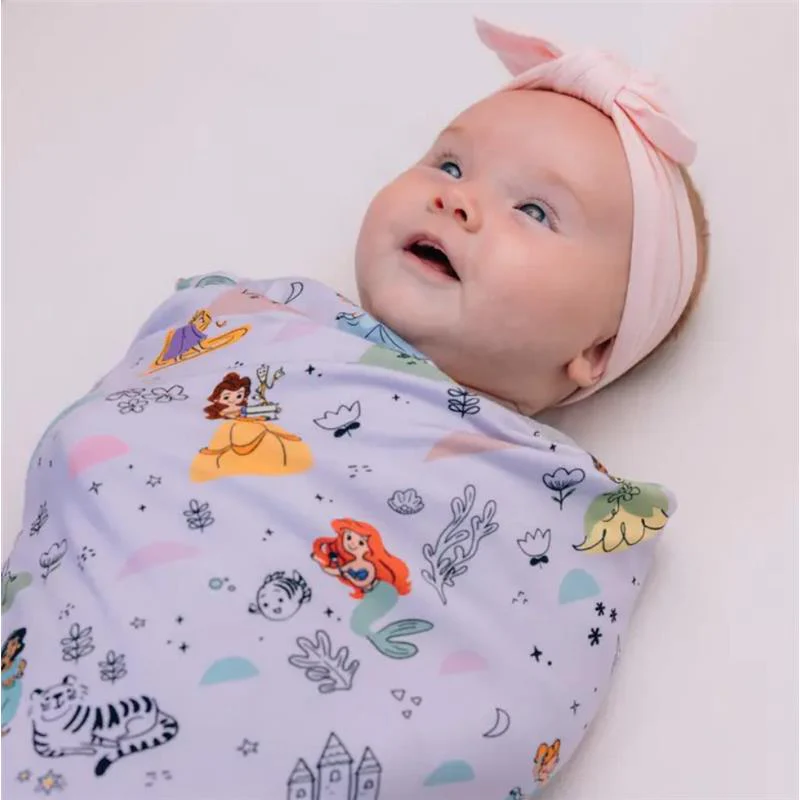 Milk Snob Disney Princess Party Swaddle Receiving Baby Blanket - Image 4