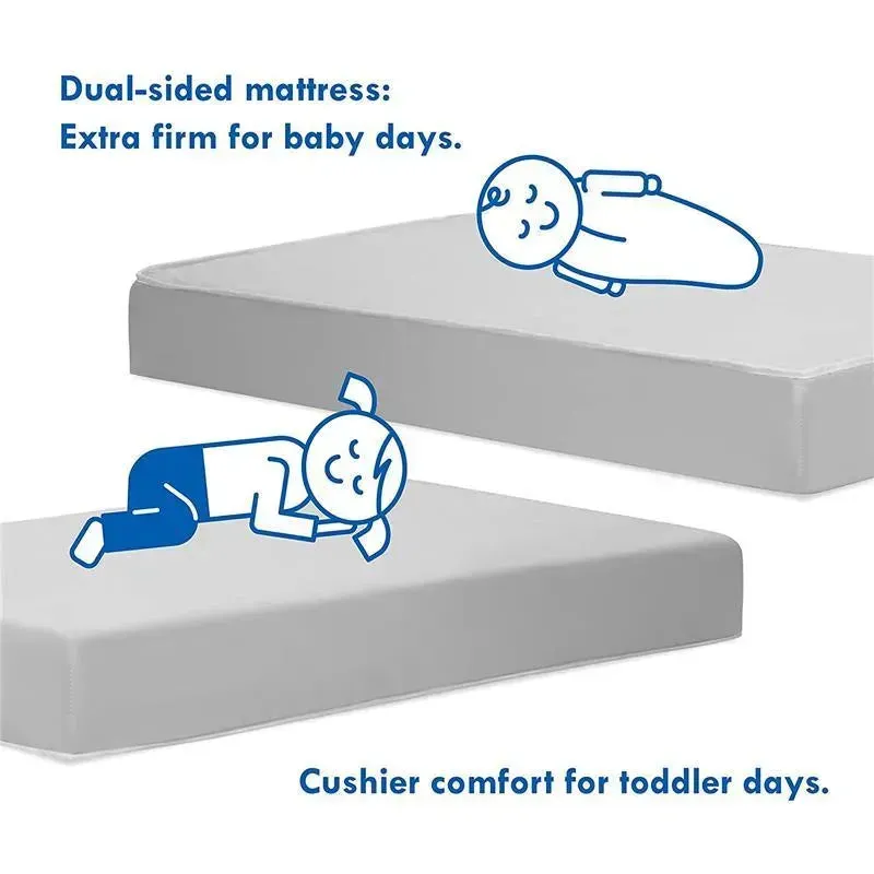 Million Dollar Baby - Deluxe Coil Dual-Sided Crib Mattress - Image 2