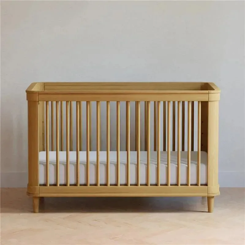 Million Dollar Baby - Namsake Marin with Cane 3-in-1 Convertible Crib in Honey and Honey Cane - Image 14