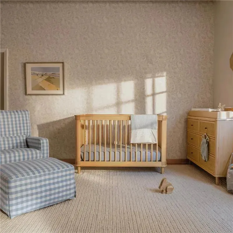 Million Dollar Baby - Namsake Marin with Cane 3-in-1 Convertible Crib in Honey and Honey Cane - Image 15
