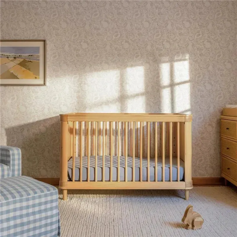Million Dollar Baby - Namsake Marin with Cane 3-in-1 Convertible Crib in Honey and Honey Cane - Image 18