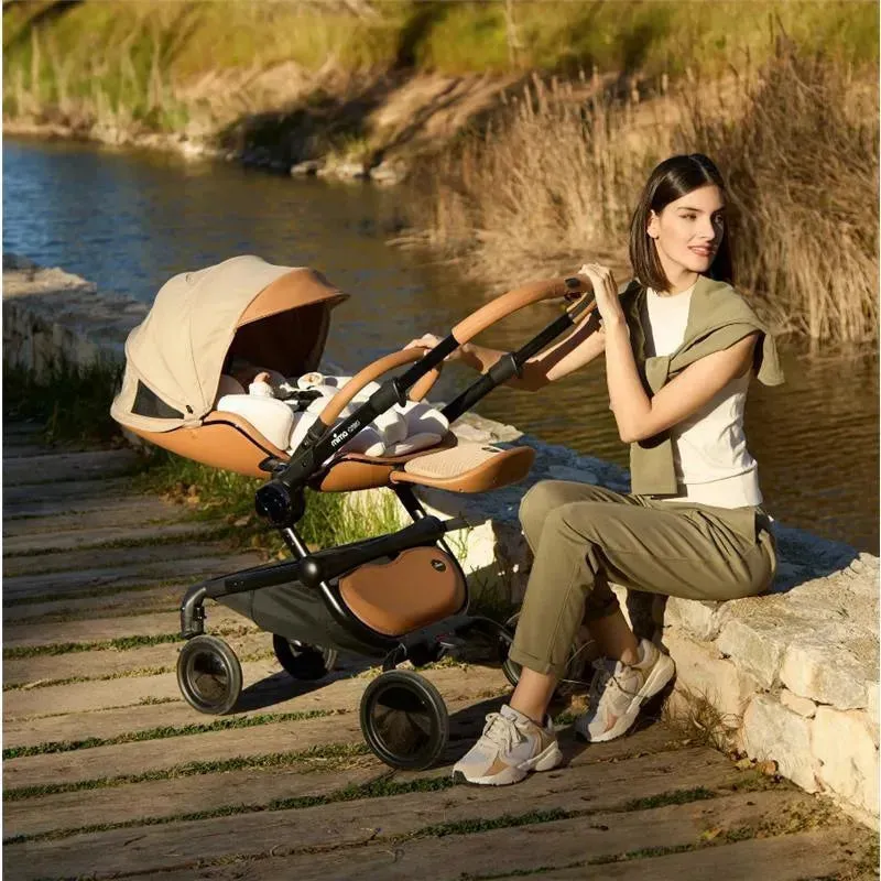 Mima - Creo Newborn Snuggle Seat Pad + Pillow, Beige - Image 3