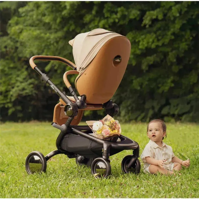 Mima - Creo Single Stroller, Mocha Cream - Image 4