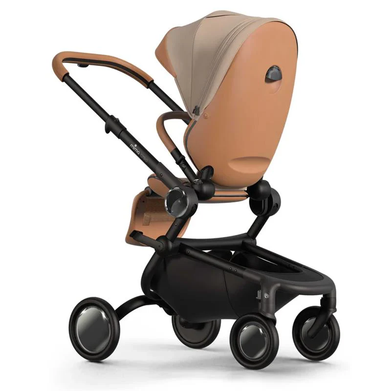 Mima - Creo Stroller Black Chassis & Mocha Cream Seat - Image 5