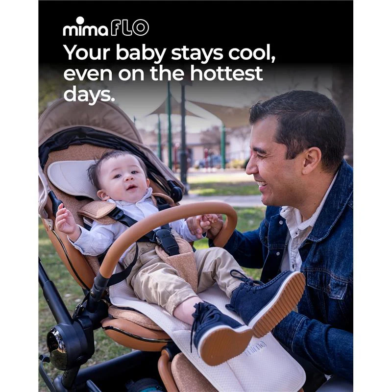 Mima - Flo Baby Cooling Seat Liner, Lollipop Black - Image 2