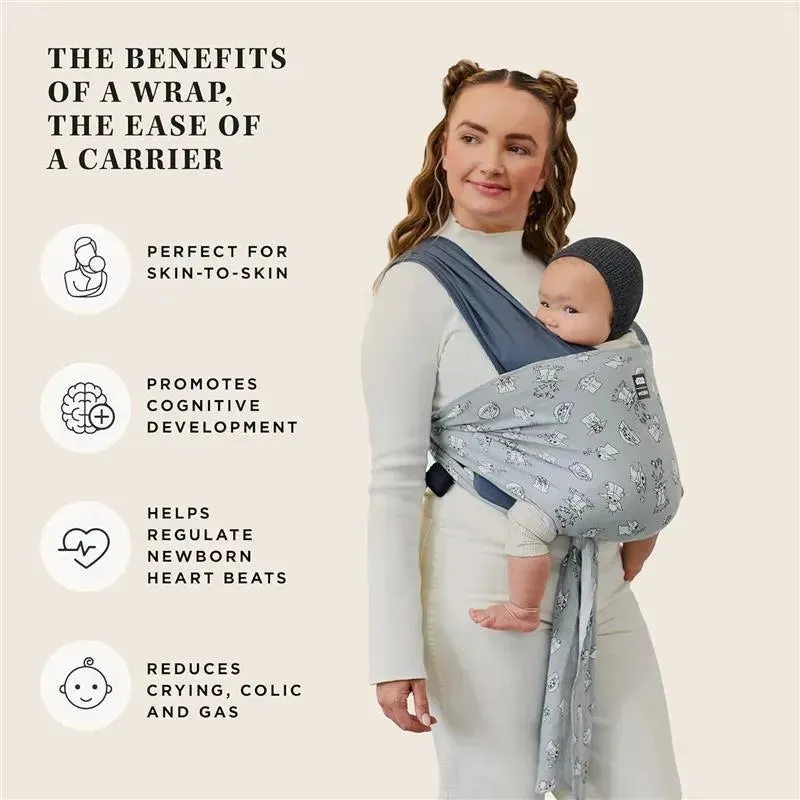 Moby - Easy-Wrap Carrier, Baby Carrier and Wrap in One, Disney Star Wars Grogu's Galaxy - Image 5