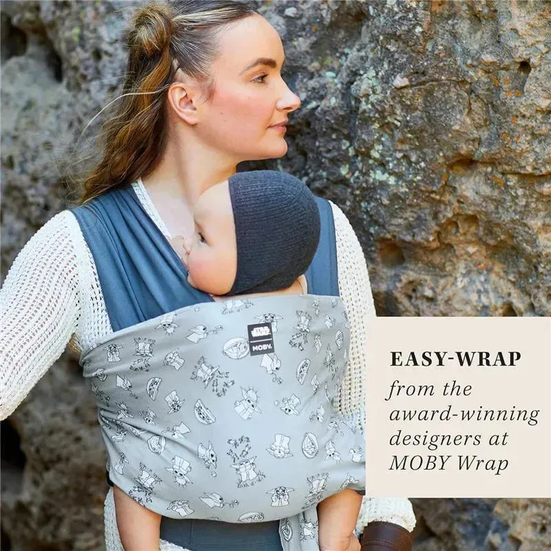 Moby - Easy-Wrap Carrier, Baby Carrier and Wrap in One, Disney Star Wars Grogu's Galaxy - Image 8