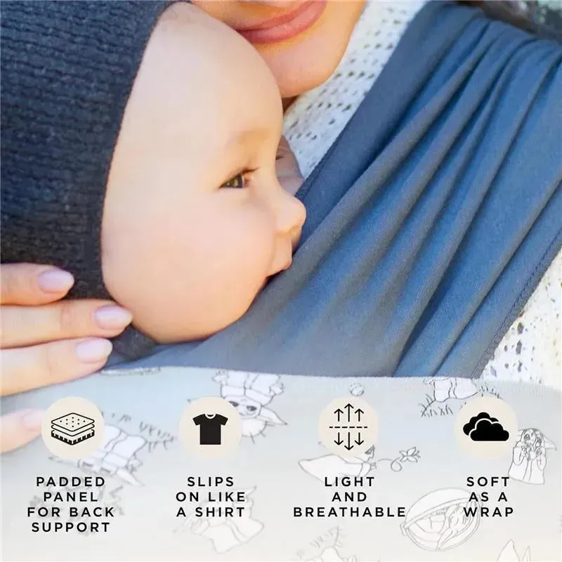 Moby - Easy-Wrap Carrier, Baby Carrier and Wrap in One, Disney Star Wars Grogu's Galaxy - Image 9