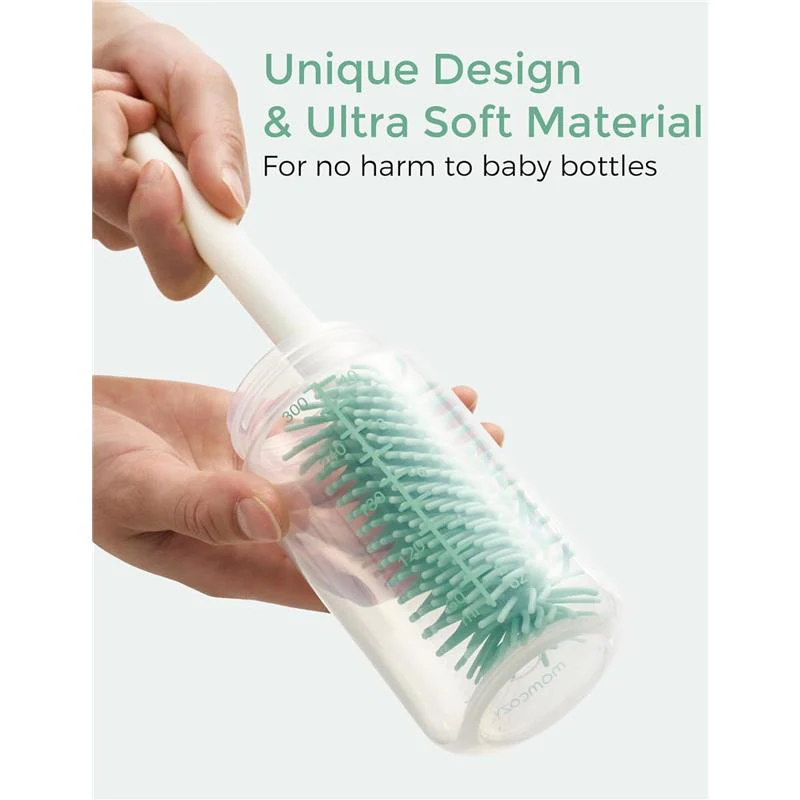 Momcozy - 7-in-1 Baby Bottle Brush Set with Silicone Brush - Image 6