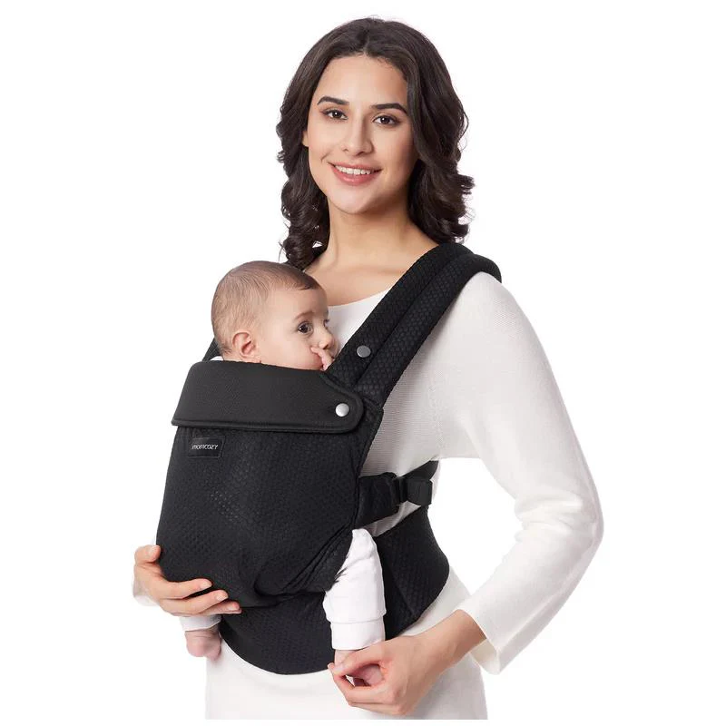 Momcozy - Baby Carrier Newborn To Toddler, Mesh Black - Image 2