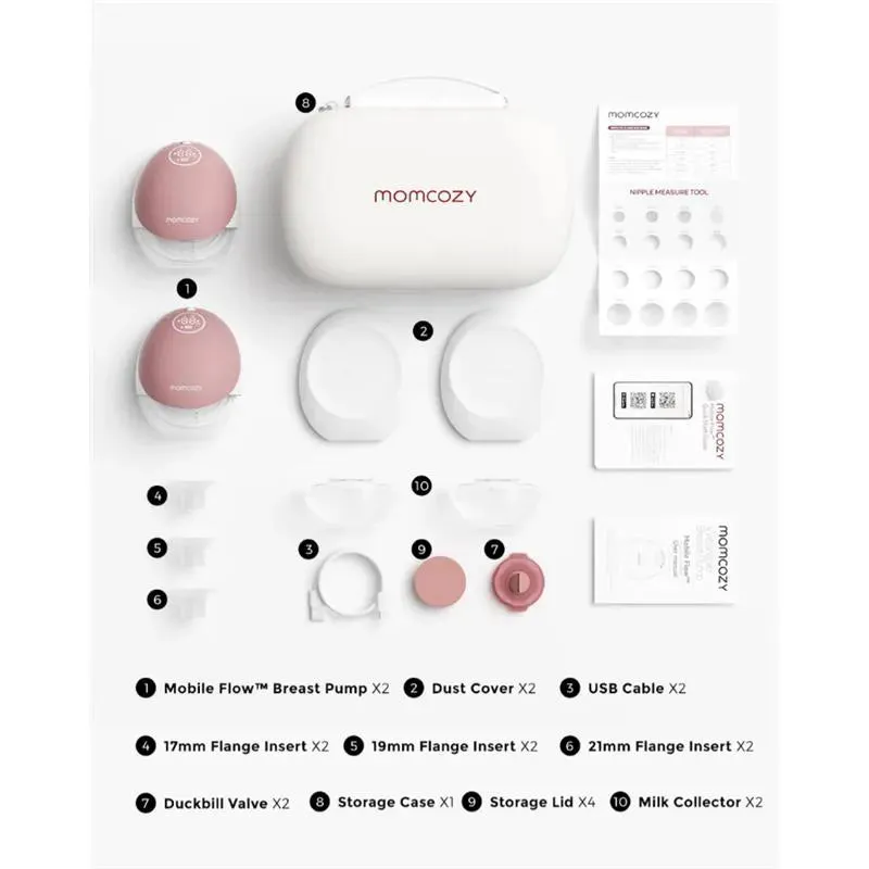 Momcozy - Double Breast Pump Hands Free Mobile Flow M9 - Image 10