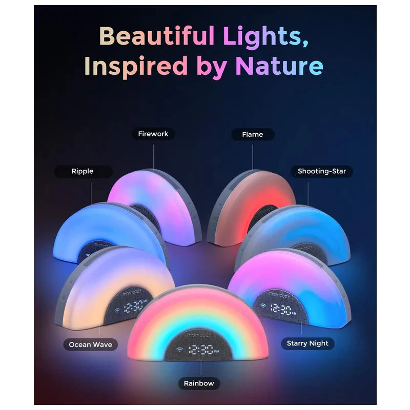 Momcozy - Dreamsync Smart Baby Sound Machine, Rainbow Light & App Control - Image 9
