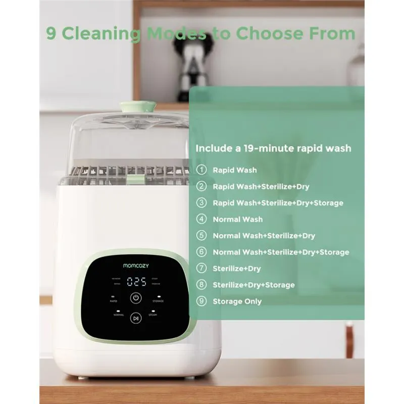 Momcozy - KleanPal Pro Baby Bottle Washer and Sterilizer - Image 4