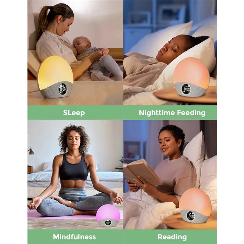 Momcozy - Sunrise Alarm Clock Wake Up Light Sound Machine - Image 3