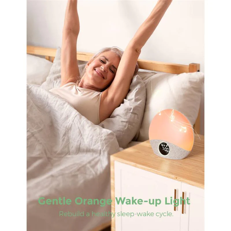 Momcozy - Sunrise Alarm Clock Wake Up Light Sound Machine - Image 8
