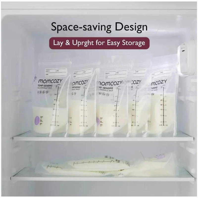Momcozy - Temp-Sensing Breastmilk Storage Bag, 8Oz, 200 Count - Image 8