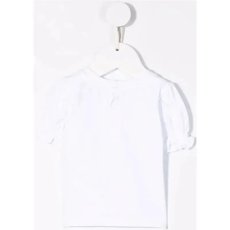 Moschino Baby - Girl Puffy T-Shirt With Elephant, Yellow - Image 2