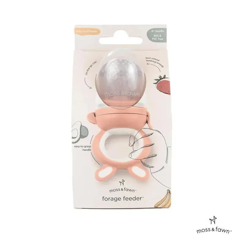 Moss & Fawn - Forage Feeder, Soothing Silicone Frozen Baby Food Teething Toy, Bloom - Image 2