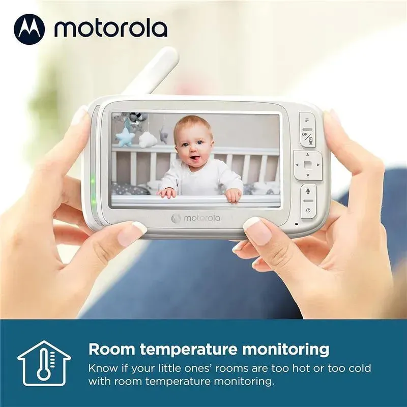 Motorola - VM75 Indoor Video Baby Monitor with Camera - Image 4