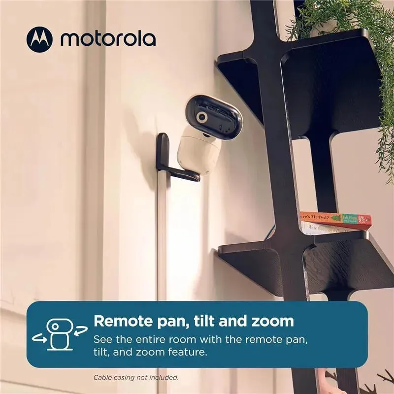 Motorola - 5 Motorized Video Baby Monitor With Camera - Image 4