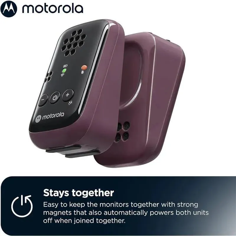 Motorola - Audio-Only Portable Baby Monitor with Rechargeable Batteries - Image 2