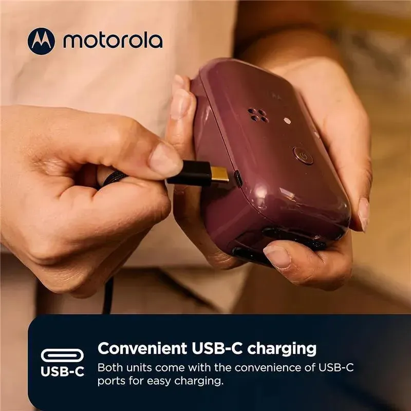 Motorola - Audio-Only Portable Baby Monitor with Rechargeable Batteries - Image 3