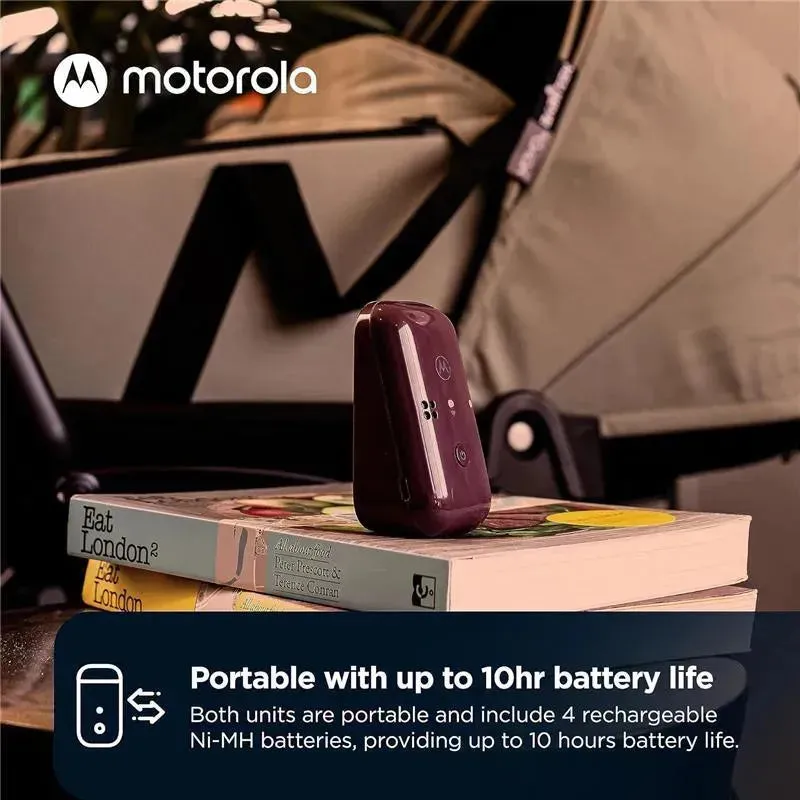 Motorola - Audio-Only Portable Baby Monitor with Rechargeable Batteries - Image 5