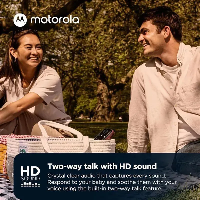 Motorola - Audio-Only Portable Baby Monitor with Rechargeable Batteries - Image 7