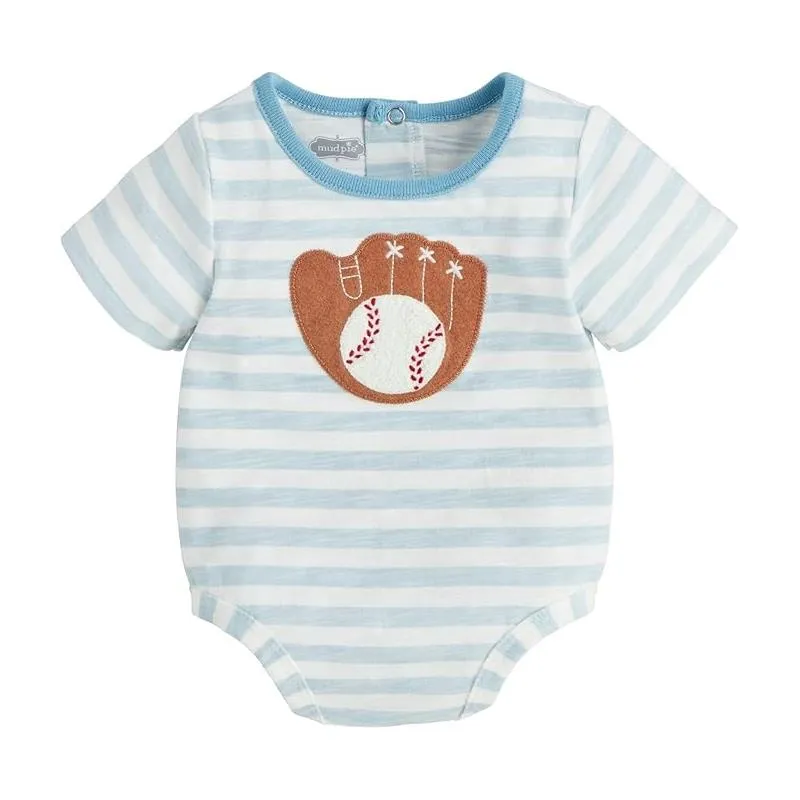 Mud Pie - Baby Boy Baseball Crawlers