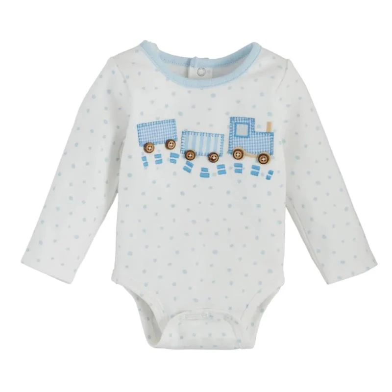 Mud Pie - Baby Boy Train Crawler