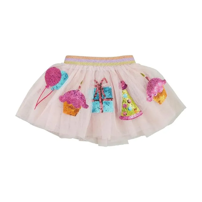 Mud Pie - Baby Girl Icon Birthday Sequin Tutus